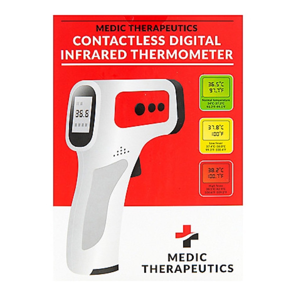 NIB Medic Therapeutics White Dual Mode Contactless Digital Infrared Thermometer